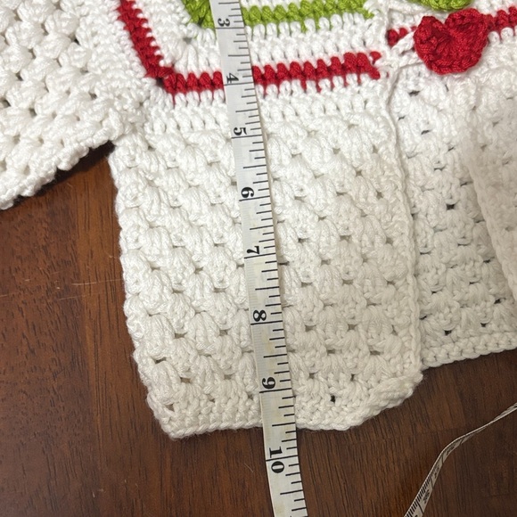 Handmade Crochet Baby Sweater - Picture 6 of 7